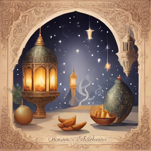 the greeting card for Nephew with Ramadan