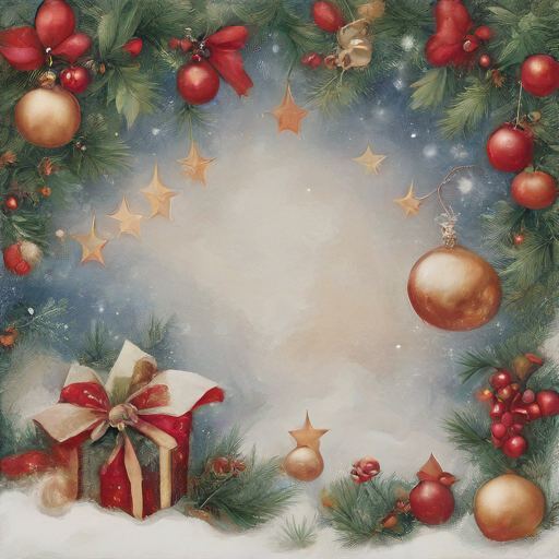 the greeting card for My husband with Christmas