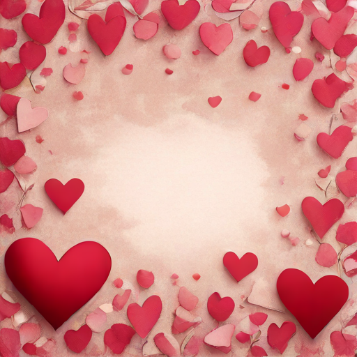 the greeting card for Aunt with Valentine's day