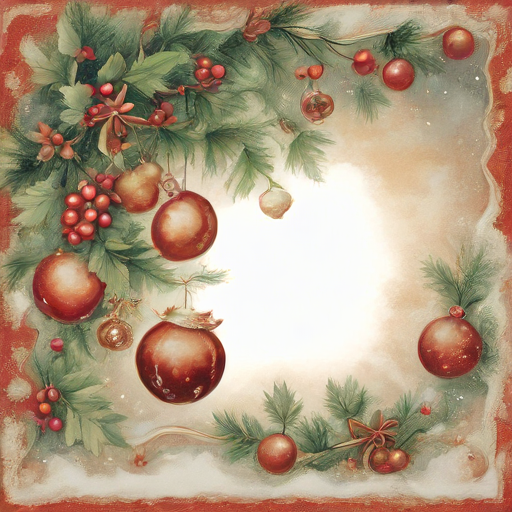 the greeting card for My friend with Christmas