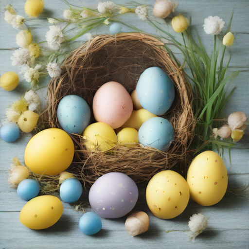 the greeting card for You with Easter