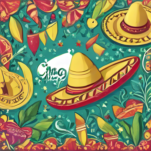 the greeting card for My wife with Cinco De Mayo