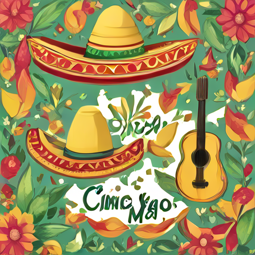 the greeting card for Father with Cinco De Mayo