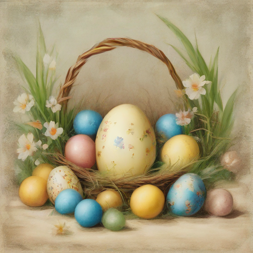 the greeting card for Nephew with Easter