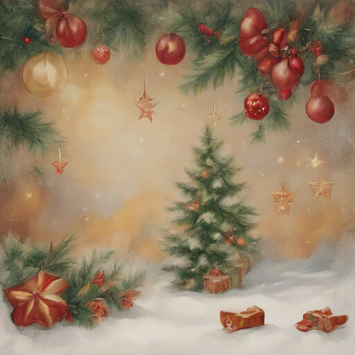 the greeting card for Cousen with Christmas