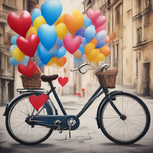 the greeting card for Grandmother with Valentine's day