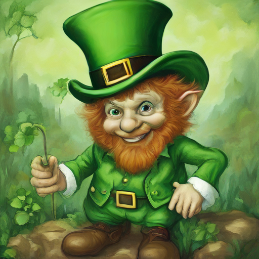 the greeting card for Grandmother with Saint Patrick's Day